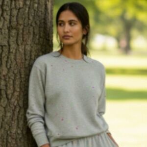 Sundry Gray Heather Crew Neck Sweatshirt Size 1 / S